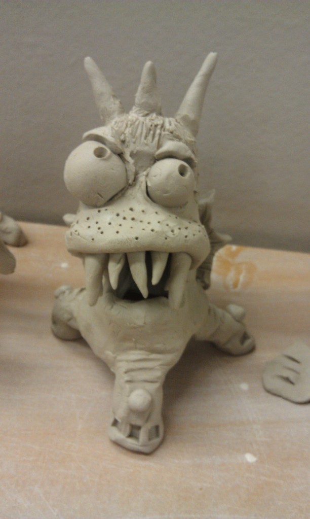 Monster Making Class at Clay Space 2012