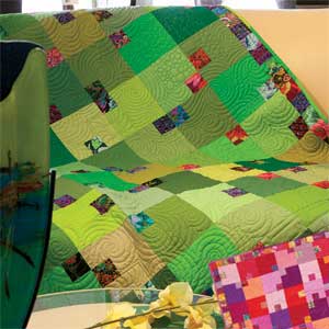 Mint Julep Quilt by Towerhouse Quilts in McCall's Quilting Magazine Sept/Oct 2013 Issue